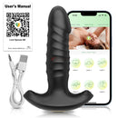 APP Thrusting Anal Vibrator for Adult Massager Telescopic Dildo Wireless Butt Plug Gay Sex Toy for Adult Sex Products