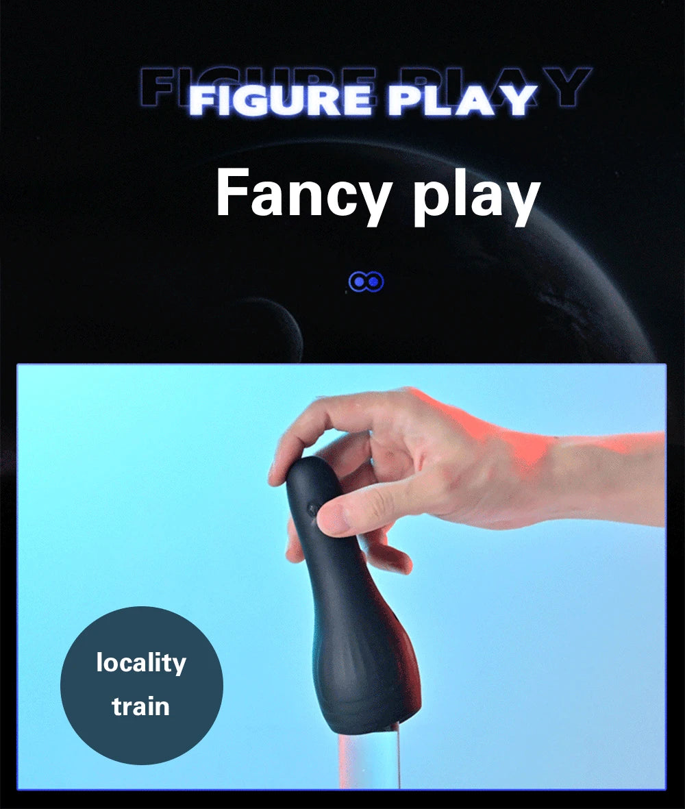 Automatic Male Masturbators Cup Vibrator For Men Vagina Pocket Pussy Blowjob Penis Massager Tongue Glans Trainer Adult Sex Toys