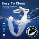 Male Sex Toys Rotating Anal Vibrator Prostate Massager Dual Penis Ring Cock Rings Anal Butt Plug Vibrators Anal Toys for Men 18+