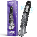 Male Enlargement Delay Vibrators  Penis Sleeve Extensions Condom Cock Ring Vibrating Clits Massager Sexy Adult Sex Toys For Men