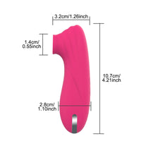 Clit Sucker Vibrator Vacuum Sucking Vibrating Clitoris Nipples Stimulator Female Masturbator Adult Goods Sex Toy for Women