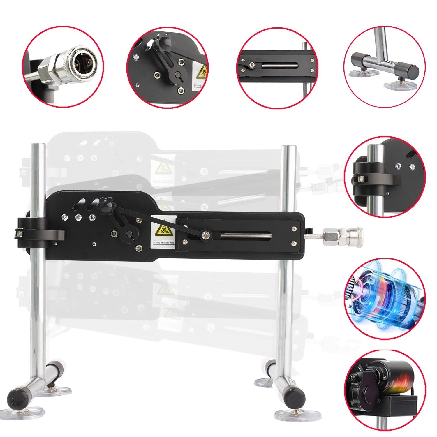 ROUGH BEAST Sex Machine for Women Wireless Mute Masturbation Machine with Dildo Vac-U-Lock Attachment 70W Power Sex Toys Man