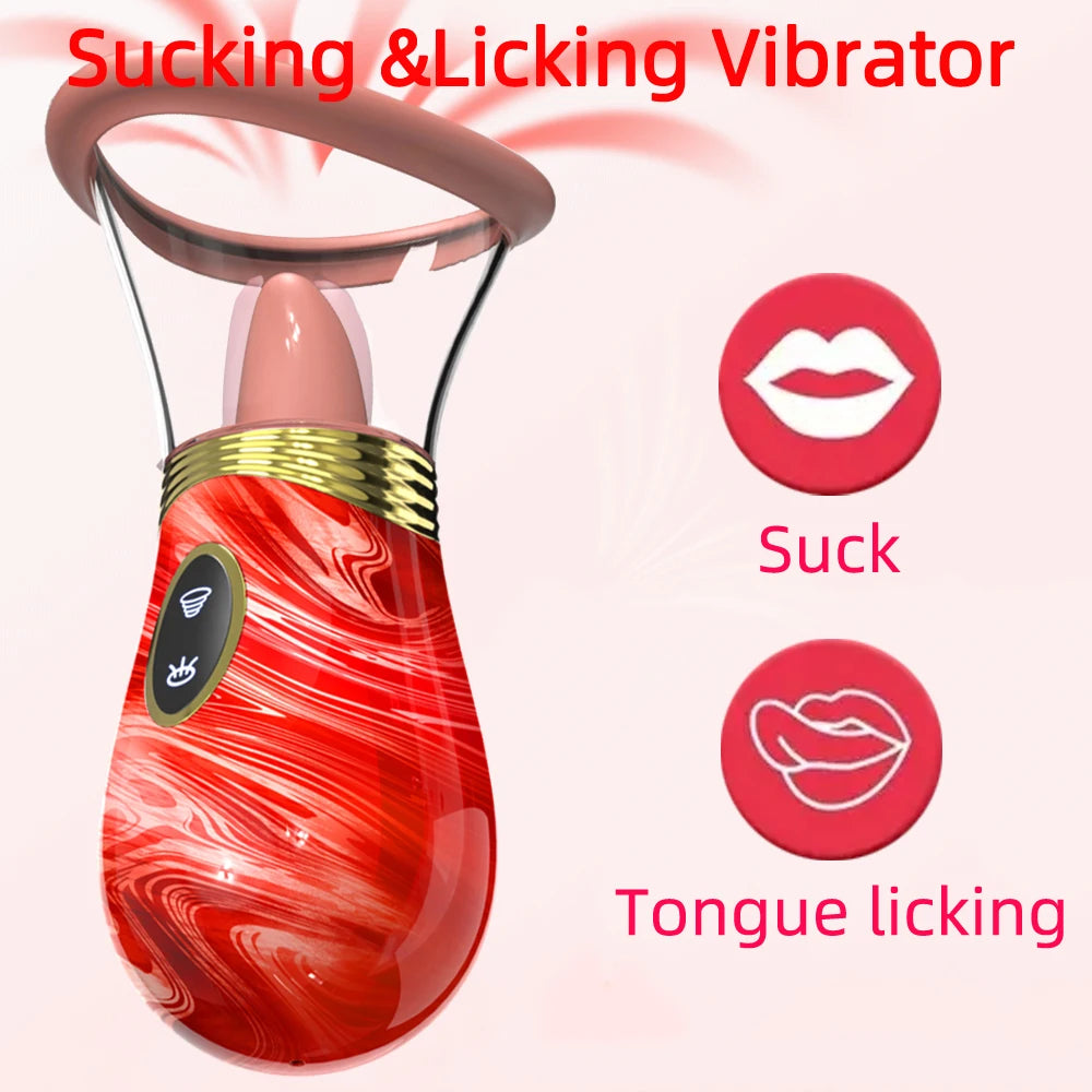 1pc Powerful Sucking Vibrators for Women Sucker Oral Vacuum Clitoris Nipple Stimulator Massager Goods for Adults 18 Sex Toys
