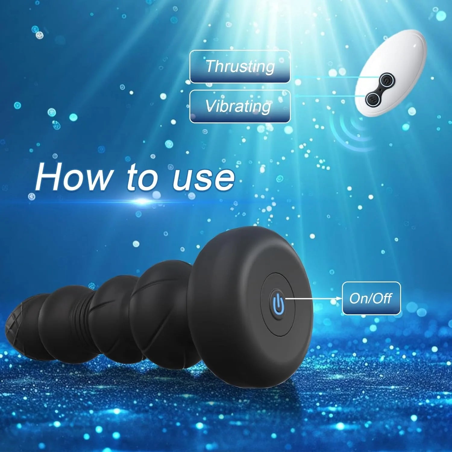 Remote Control Wireless Impact Vibration Anal Plug Beaded Sex Toys For Men And Women Toys For Anal Expansion Training Adult Toys