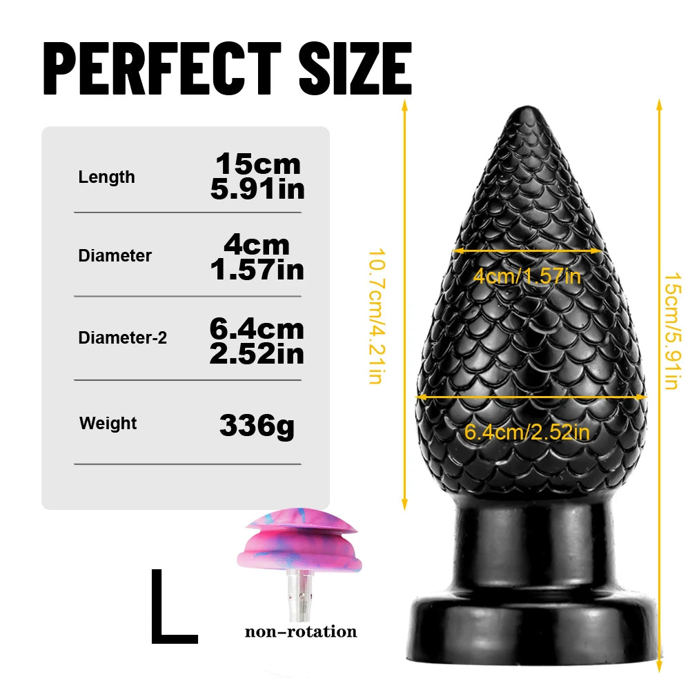 FREDORCH Silicone Anal Dildos for Vac-u-Lock Sex Machine Animal dildos Realistic Adult Masturbation big Horse Dildo No rotation