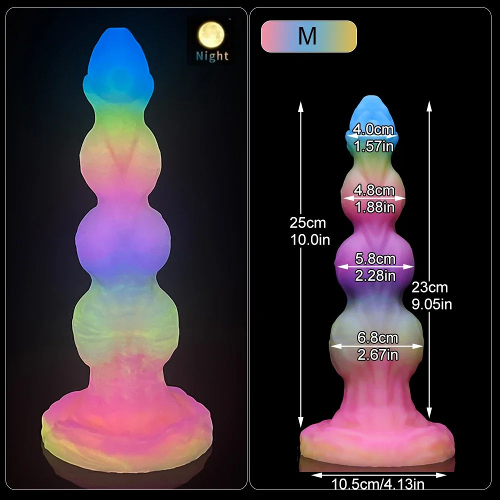 Dog Dildos Women Sex Toys Realistic Dildo Fake Animal Penis Silicone Anal Beads Plug G-spot/prostate Massage Huge Anal Dildo