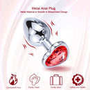 3 Size/set Metal Anal Plug for Women Men Couples Butt Plug Butt Toy Adult Game Masturbator Anal S/M/L Diamond Sex Toy for Adult
