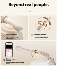 Automatic Telescopic Thrust Gun Vibrator Women Sex Toys Adult Sex Machine Dildo Rechargeable Silicone Vibrator Female Sex Machin