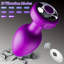 Wireless Remote 10 Frequency Anal Vibrator Adult Masturbation Butt Plug Intimate  Massage Sex Toy Adult Supplies Anal Plug 18+