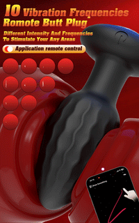 APP Bluetooth Control Anal Plug Vibrator Gay Anal Toy Butt Plug Stimulator Masturbation Tool Penetration Anal Vibrator Man Women