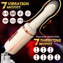 Pull and insert dildo vibrator Female G-spot anal dildo machine 7 vibratory thrust modes Intelligent heating couple anal toys