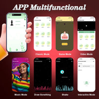 360° Rotation LED Butt Plug for Men Wiggle Vibrating Prostate Massager Gay APP Anal Vibrator Anal Plug Sex Toy for Couples