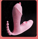 Adult 18 Toy For Women 3 IN 1 Vaginal Sucking Vibrator Dildo Couple Masturbator Anal Clitoris Sucker Stimulator Sex Machine