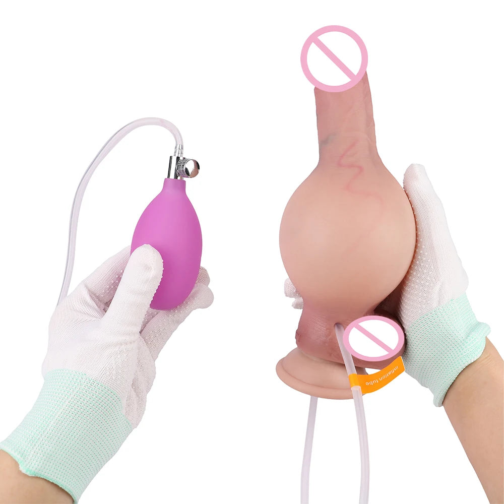 ORALSX Huge Knot Dildo Skin Realistic Squirting Penis Vagina Pleasure Ejaculation Anal Plug Sex Toys For Women Men Sexual Games