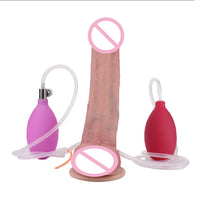 ORALSX Huge Knot Dildo Skin Realistic Squirting Penis Vagina Pleasure Ejaculation Anal Plug Sex Toys For Women Men Sexual Games
