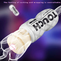 Realistic Vagina Anal Oral Channel Male Masturbator Silicone Soft Tight Pussy Erotic Adult Sex Toys For Men Masturbation machine