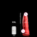 JYBL TITAN Liquid Silicone Dildo Soft Plug Adult Toy for Men Realistic Design Vibrating Option Available in Multiple Sizes