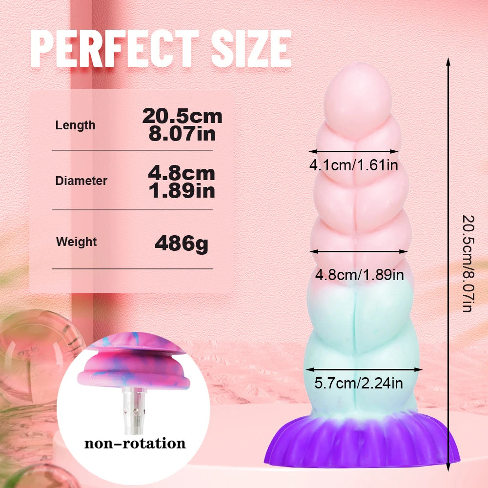 FREDORCH Silicone Anal Dildos for Vac-u-Lock Sex Machine Animal dildos Realistic Adult Masturbation big Horse Dildo No rotation