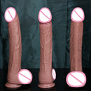Realistic Soft Fake Penis 14 Inches Long Double Silicone Dildo Male Genitals Masturbation Suction Cup Cock Woman Anal Sex Toy