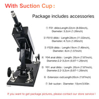 ROUGH BEAST Sex Machine for Women Automatic Men Hand Free Masturbation Machine With 3XLR Dildos Attachments Telescopic Sex Toys