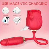 Rose Vibrator Egg For Women Clitoris Suction Stimul Nipple Vagina Sucker Dildo Masturbators Sex Toys For Adults 18 Masturbator