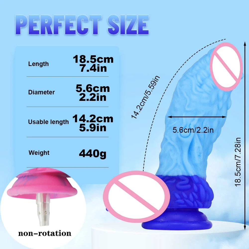 FREDORCH Silicone Anal Dildos for Vac-u-Lock Sex Machine Animal dildos Realistic Adult Masturbation big Horse Dildo No rotation