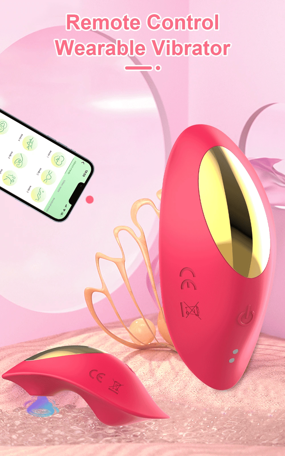 APP Sucking  Sex Toy Vibrator for Women Clitoris Stimulator Female Wearable Clit Sucker 2 in 1 for Women 's Panties Adult Goods