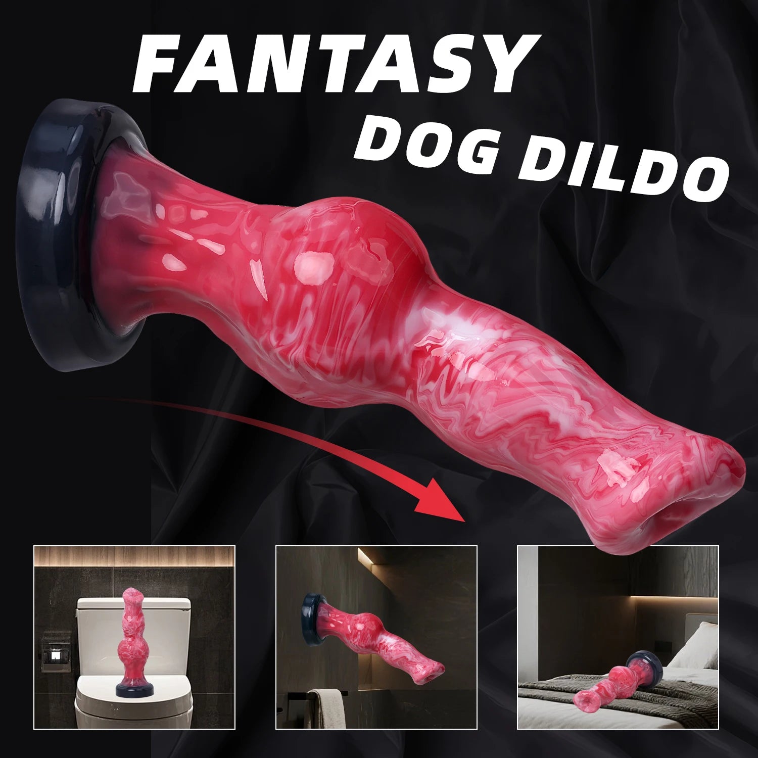 Monster Anal Dildo Anus Penis Stimulation Female Adult Sex Toys for Women Men Anal Plug Real Dog Dildos Butt Plug Soft Animal