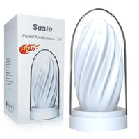 Heated Temperature Controlled Male Masturbation Trainer Cup with Manual Free Drawing Insertion for Climax Self-Pleasure  NM