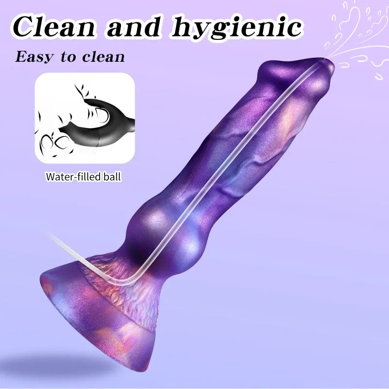 M/L Squirting Dildo With Sucker Huge Penis Dick Monster Dog Knot Ejacultion Dildo Sex Toys For Women Men Anal Plug Butt Plug