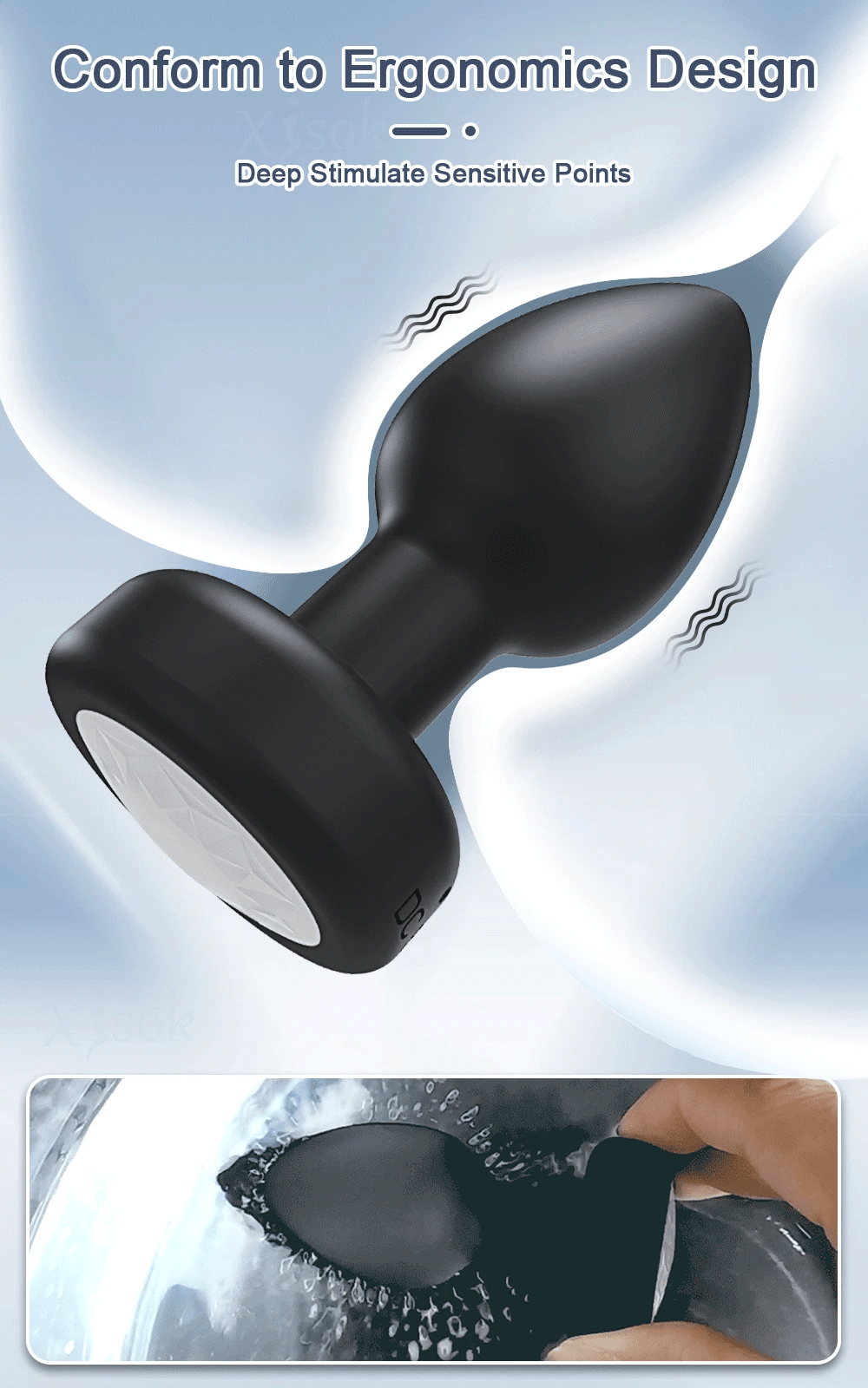 APP Control Rotation Butt Plug for Men Women Wiggle Anal Vibrator Gay Anal Plug with LED Adult Sex Toy for Couples Sex Supplies