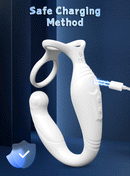 Male Sex Toys Rotating Anal Vibrator Prostate Massager Dual Penis Ring Cock Rings Anal Butt Plug Vibrators Anal Toys for Men 18+