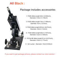 ROUGH BEAST Sex Machine for Women Automatic Men Hand Free Masturbation Machine With 3XLR Dildos Attachments Telescopic Sex Toys