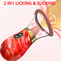 1pc Powerful Sucking Vibrators for Women Sucker Oral Vacuum Clitoris Nipple Stimulator Massager Goods for Adults 18 Sex Toys