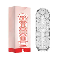 Glans Sucking Delay Exerciser Transparent Male Masturbator Cup Pussy Vaginal Sex Toys Adults Erotic for Men Penis Pump Man Gift