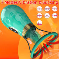 1pc Powerful Sucking Vibrators for Women Sucker Oral Vacuum Clitoris Nipple Stimulator Massager Goods for Adults 18 Sex Toys