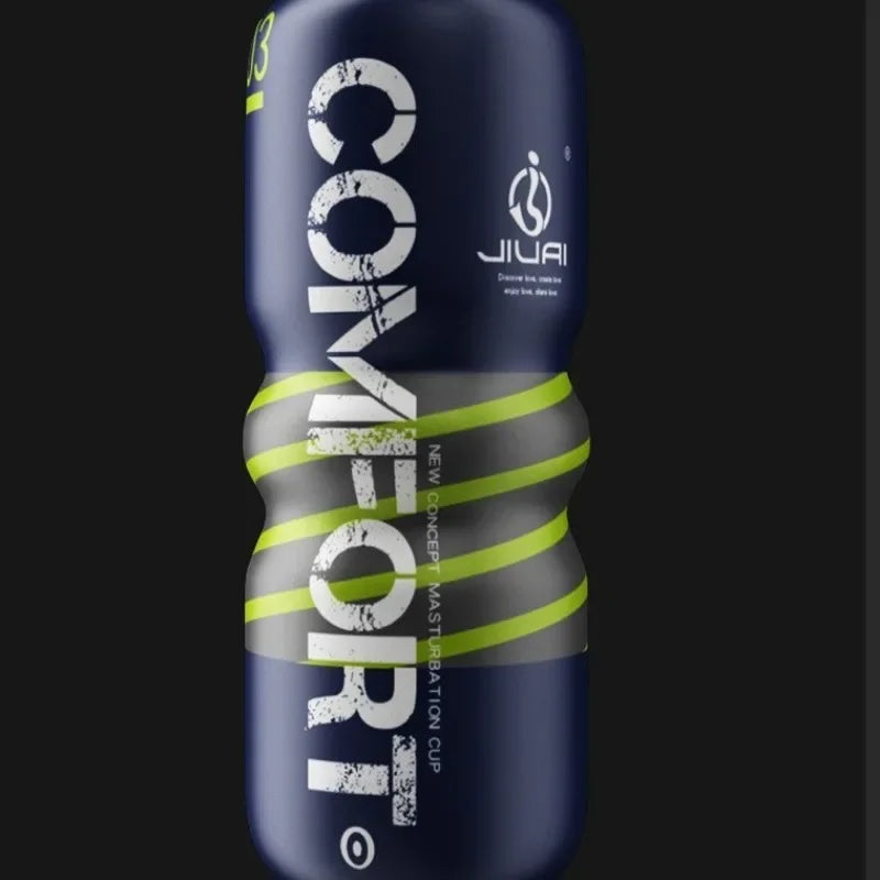 Manual Male Masturbator Soft Rubber Climax Airplane Cup Anal Vagina Mouth Sucking Penis Trainer Adult Sex Toys for Men 18+