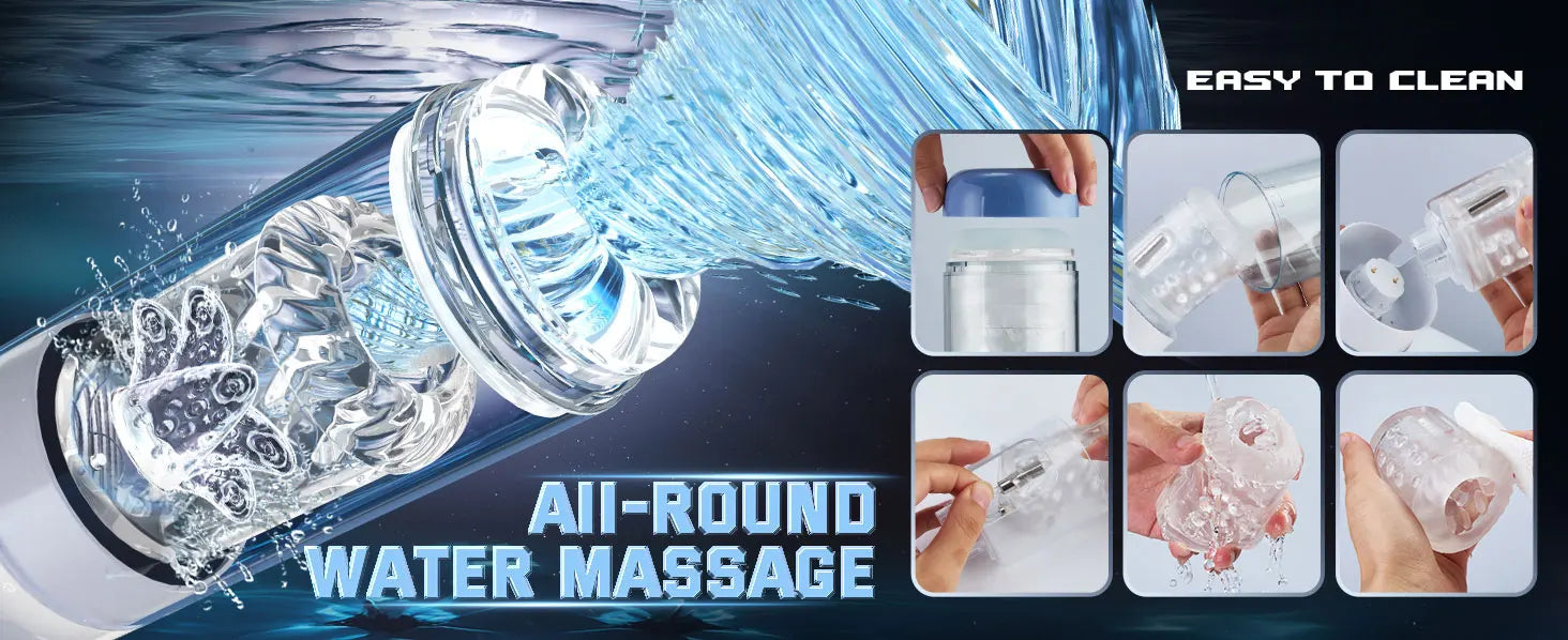 Automatic Male Masturbator Penis Pump Realistic Electric Stroker Sucking Vibrator Thrusting Rotating Licking Sex Toys for Men