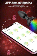 Anal Plug Vibrator Gay Anal Dildo Toy Butt PlugMasturbation Tool APP Control Penetration Anal Vagina Vibration Men Women Sex Toy