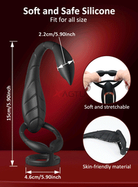 Male Sex Toys Rotating Anal Vibrator Prostate Massager Dual Penis Ring Cock Rings Anal Butt Plug Vibrators Anal Toys for Men 18+