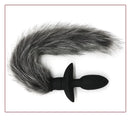 Real Fox Tail Anal Plug Vibrator Cosplay Remote Control Swing Butt Plug Female Masturbator Clitoris Stimulator Sex Toy for Woman