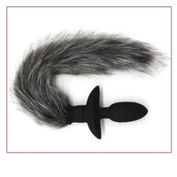 Real Fox Tail Anal Plug Vibrator Cosplay Remote Control Swing Butt Plug Female Masturbator Clitoris Stimulator Sex Toy for Woman