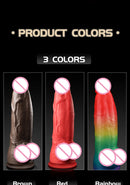 JYBL TITAN Liquid Silicone Dildo Soft Plug Adult Toy for Men Realistic Design Vibrating Option Available in Multiple Sizes