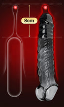 Male Enlargement Delay Vibrators  Penis Sleeve Extensions Condom Cock Ring Vibrating Clits Massager Sexy Adult Sex Toys For Men