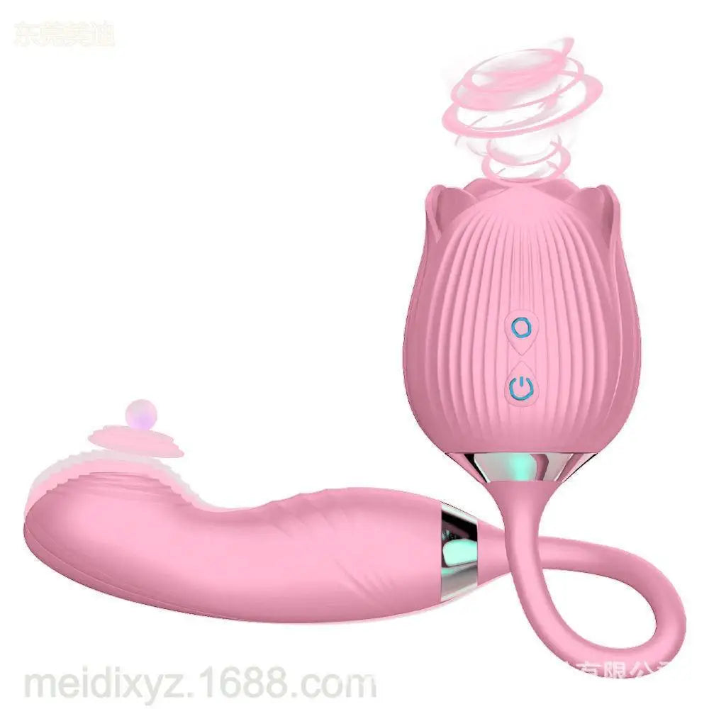 Rose Vibrator Egg For Women Clitoris Suction Stimul Nipple Vagina Sucker Dildo Masturbators Sex Toys For Adults 18 Masturbator