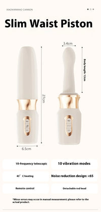 Automatic Telescopic Thrust Gun Vibrator Women Sex Toys Adult Sex Machine Dildo Rechargeable Silicone Vibrator Female Sex Machin