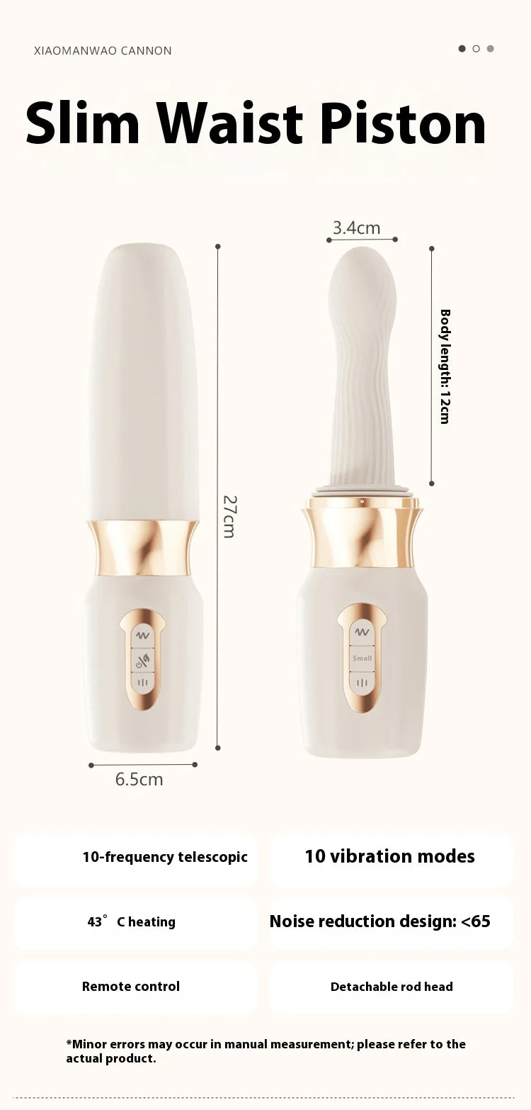 Automatic Telescopic Thrust Gun Vibrator Women Sex Toys Adult Sex Machine Dildo Rechargeable Silicone Vibrator Female Sex Machin