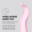 Powerful vibrator, vaginal massager, female stimulation vibrator, tongue licking rabbit, orgasm toy, female 18, thrusting vibrat