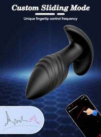 Anal Plug Vibrator Gay Anal Dildo Toy Butt PlugMasturbation Tool APP Control Penetration Anal Vagina Vibration Men Women Sex Toy