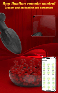 APP Bluetooth Control Anal Plug Vibrator Gay Anal Toy Butt Plug Stimulator Masturbation Tool Penetration Anal Vibrator Man Women